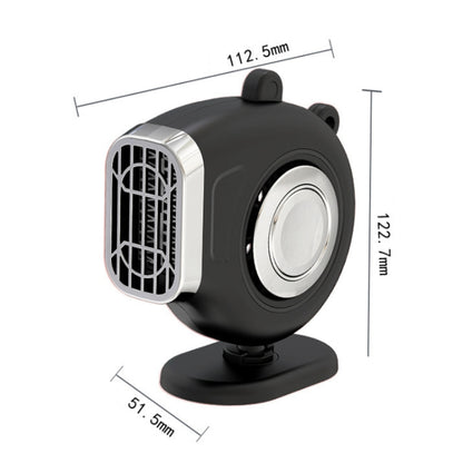 Portable Car Dashboard Electric Heater Winter Defroster, 12V, 24V