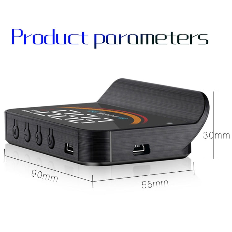 M11 Car OBD2 + GPS Mode Head-up Display HUD Overspeed / Speed / Water Temperature Alarm, M11
