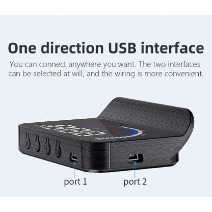 M13 Plus OBD2 + GPS Mode Car Head-up Display HUD Overspeed / Speed / Water Temperature Alarm, M13 Plus