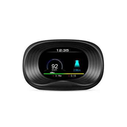 P20 OBD2 + GPS Mode Car Head-up Display HUD Overspeed / Speed / Water Temperature Alarm, P20