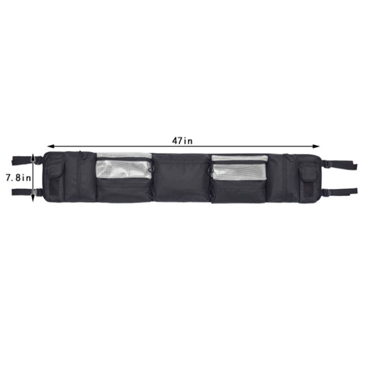 Car Roll Bar Storage Bag Organizer for Jeep Wrangler LJ TJ JK JL 1955-2020, For Jeep Wrangler LJ TJ JK JL 1955-2020