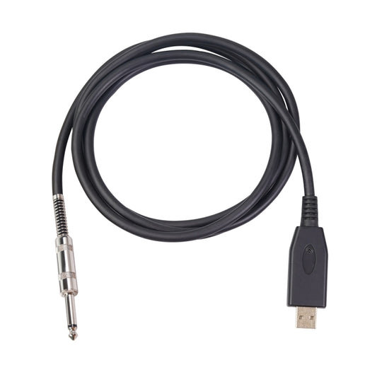US48S USB to 6.35mm Electric Guitar Recording Cable, 2m, 3m
