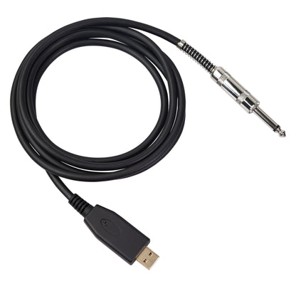 US48S USB to 6.35mm Electric Guitar Recording Cable, 2m, 3m