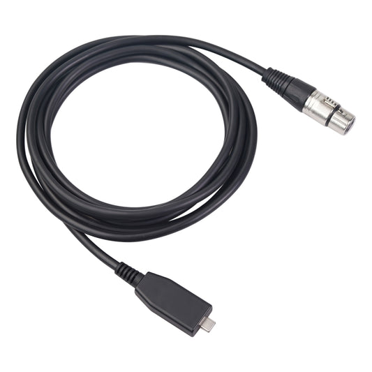 TY18 USB-C / Type-C Male to Cannon Female Microphone Recording Cable, 2m