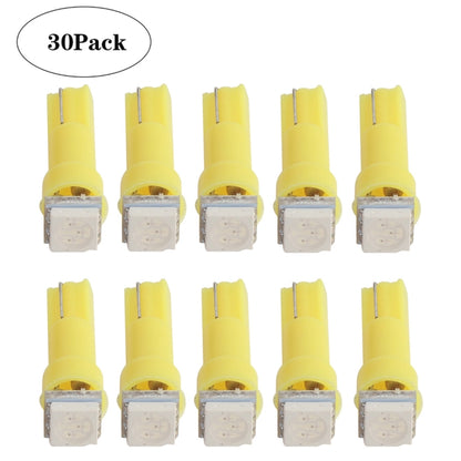 30 PCS T5 1LED SMD-5050 Car Modification LED Indicator Light Yellow Light, A3893