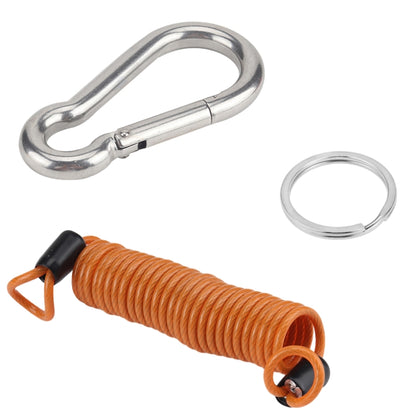 RV Trailer Spring Safety Rope Breakaway Cable, M8 x 80mm