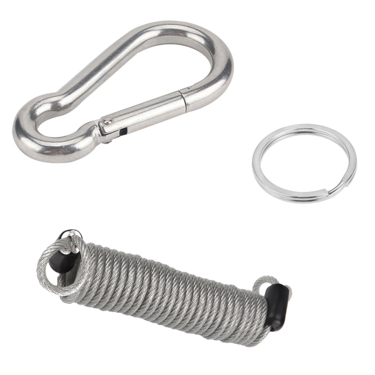 RV Trailer Spring Safety Rope Breakaway Cable, M8 x 80mm
