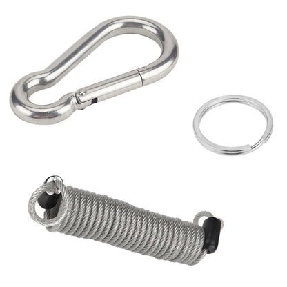 RV Trailer Spring Safety Rope Breakaway Cable, M8 x 80mm