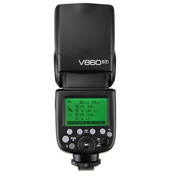 Godox V860IIF 2.4GHz Wireless 1/8000s HSS Flash Speedlite Camera Top Fill Light for Fujifil DSLR Cameras, V860IIF for Fujifilm