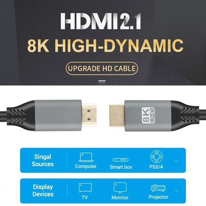 HDMI2.1 8K 120Hz High Dynamic HD Cable, 120Hz 5m, 120Hz 50cm, 120Hz 1.5m, 120Hz 2m, 120Hz 3m