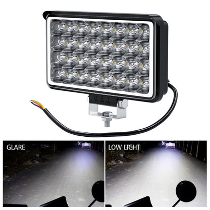 WUPP CS-1242A1 Car 4 inch Square 32LEDs Highlight Work Light Modified Front Bumper Lamp Spotlight, CS-1242A1