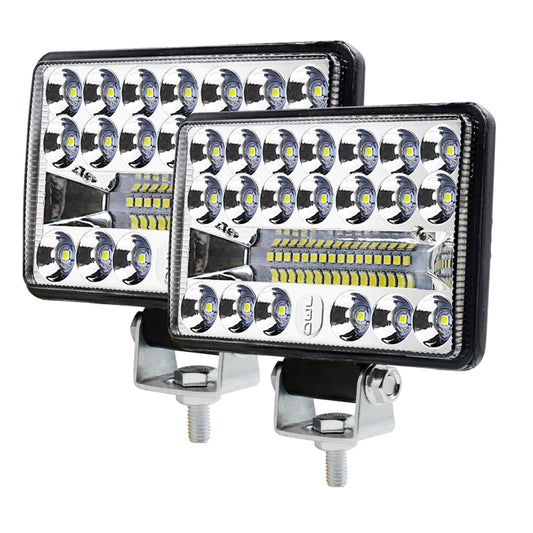 2 PCS WUPP CS-1243A1 Car 4 inch Square 20LEDs Highlight Work Light Modified Spotlight, CS-1243A1