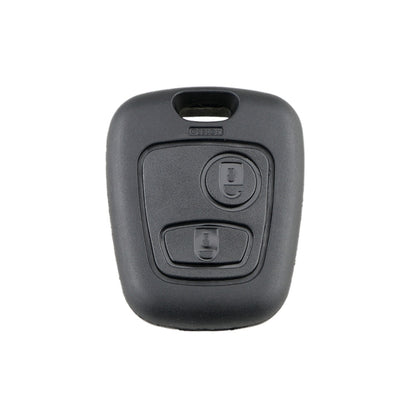 Car Key Case for Peugeot 2-button Straight Board with 206 Socket, without Blade, For Peugeot
