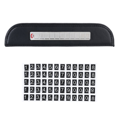 Universal Car Tissue Box with Temporary Parking Phone Number Card