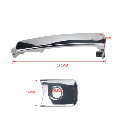 4 PCS A5851 Car Outside Door Handle 80640-CA000/12 for Nissan, A5851