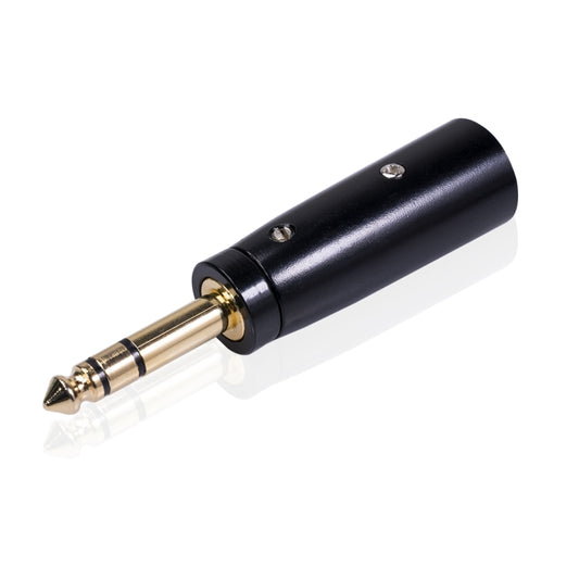 LZ1166G 6.35mm Stereo Male to XRL Male Audio Adapter Microphone Stereo Speaker Connector, LZ1166G