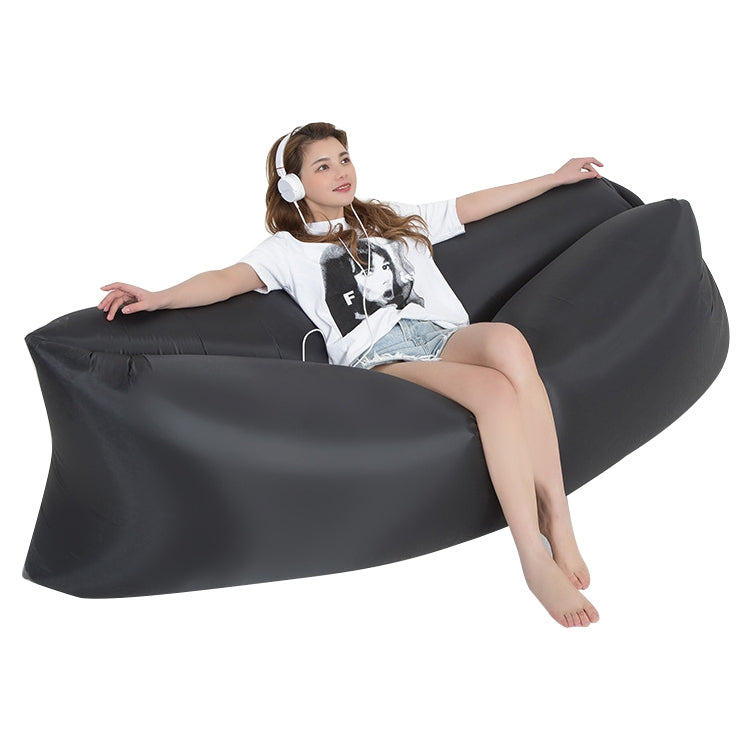 Outdoor Portable Lazy Water Inflatable Sofa Beach Grass Air Bed, Size: 200 x 70cm, 200 x 70cm Grass Green, 200 x 70cm Red, 200 x 70cm Yellow, 200 x 70cm Purple, 200 x 70cm Orange, 200 x 70cm Sky Blue, 200 x 70cm Black, 200 x 70cm Green, 200 x 70cm Pink...