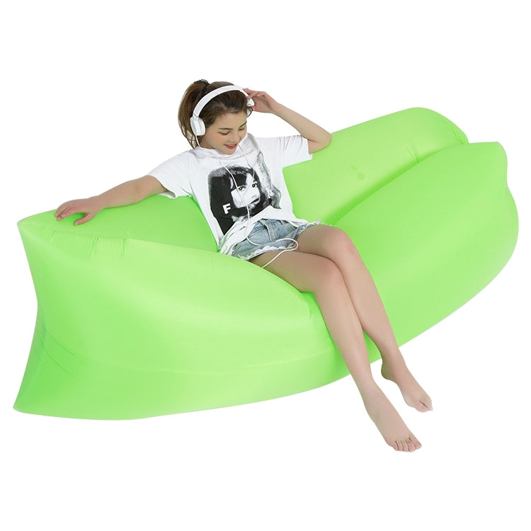Outdoor Portable Lazy Water Inflatable Sofa Beach Grass Air Bed, Size: 200 x 70cm, 200 x 70cm Sapphire Blue, 200 x 70cm Grass Green, 200 x 70cm Red, 200 x 70cm Yellow, 200 x 70cm Purple, 200 x 70cm Orange, 200 x 70cm Sky Blue, 200 x 70cm Black...