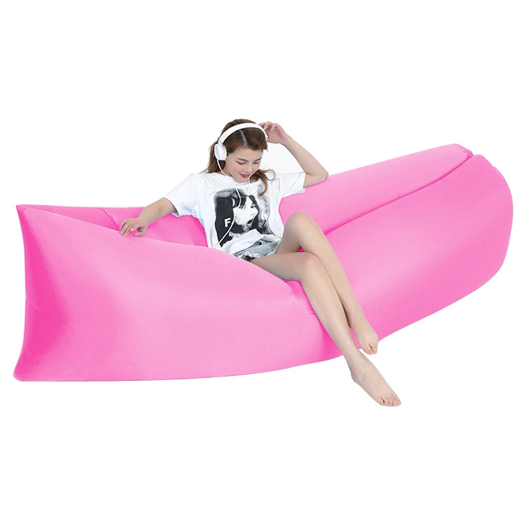 Outdoor Portable Lazy Water Inflatable Sofa Beach Grass Air Bed, Size: 200 x 70cm, 200 x 70cm Sapphire Blue, 200 x 70cm Grass Green, 200 x 70cm Red, 200 x 70cm Yellow, 200 x 70cm Purple, 200 x 70cm Orange, 200 x 70cm Sky Blue, 200 x 70cm Black...