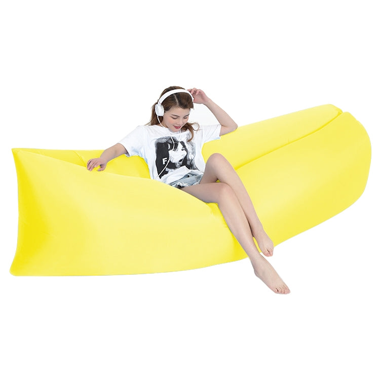 Outdoor Portable Lazy Water Inflatable Sofa Beach Grass Air Bed, Size: 200 x 70cm, 200 x 70cm Sapphire Blue, 200 x 70cm Grass Green, 200 x 70cm Red, 200 x 70cm Yellow, 200 x 70cm Purple, 200 x 70cm Orange, 200 x 70cm Sky Blue, 200 x 70cm Black...