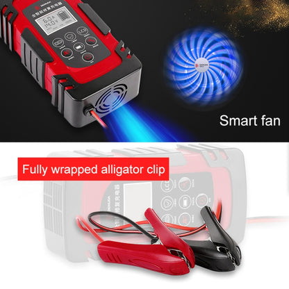 DEMUDA DC-80 Car Battery Charger 12V/24V Intelligent Pulse Repair Type Lead-acid Battery, AU Plug, US Plug, EU Plug, JP Plug, UK Plug