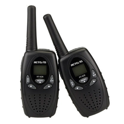 1 Pair RETEVIS RT628 0.5W EU Frequency 446MHz 8CHS Handheld Children Walkie Talkie, RT628(White), RT628(Red), RT628(Black)