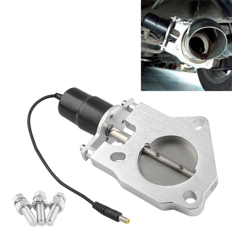 Universal Car Stainless Steel Racing Electric Exhaust Cutout Valves Control Motor, 2 inch, 2.25 inch, 3 inch