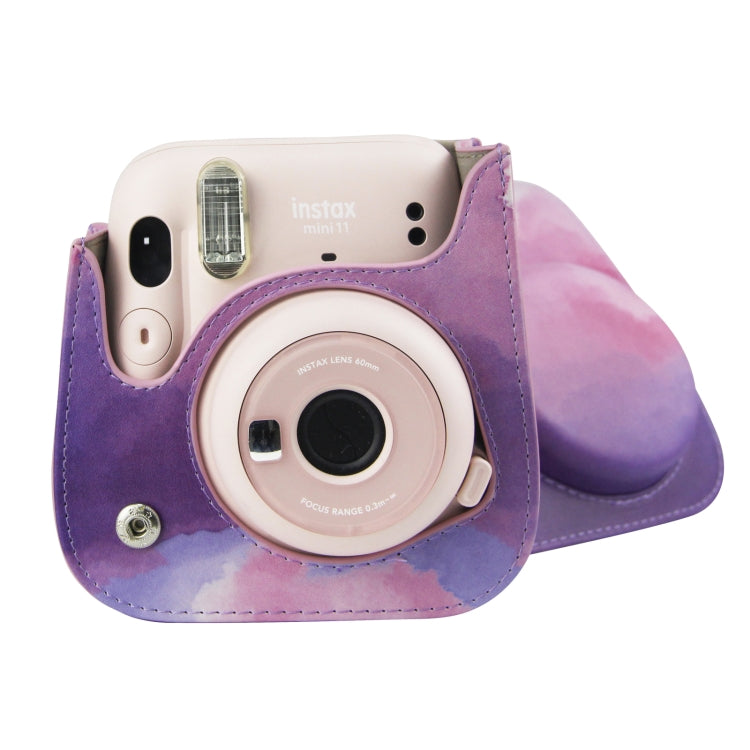 Painted Series Camera Bag with Shoulder Strap for Fujifilm Instax mini 11, For Fujifilm Instax mini 11(Fantasy Cloud), For Fujifilm Instax mini 11(Blue Pastel), For Fujifilm Instax mini 11(Oil Paint), For Fujifilm Instax mini 11(Shining Starry Sky)...