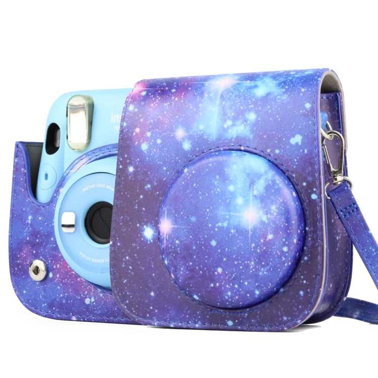 Painted Series Camera Bag with Shoulder Strap for Fujifilm Instax mini 11, For Fujifilm Instax mini 11(Fantasy Cloud), For Fujifilm Instax mini 11(Blue Pastel), For Fujifilm Instax mini 11(Oil Paint), For Fujifilm Instax mini 11(Shining Starry Sky)...