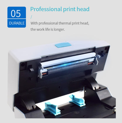 POS-9220 100x150mm Thermal Express Bill Self-adhesive Label Printer, USB with Holder Version,, USB,EU Plug, USB,US Plug, USB,UK Plug
