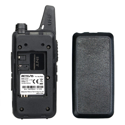 1 Pair RETEVIS RT622 EU Frequency 400-480MHz 16CHS Handheld Two Way Radio Handheld Walkie Talkie, EU Plug, RT622, EU Plug