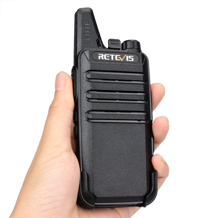 1 Pair RETEVIS RT622 US Frequency 400-480MHz 16CHS Handheld Two Way Radio Handheld Walkie Talkie, US Plug, RT622, US Plug