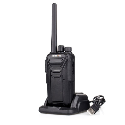 RETEVIS RT27 0.5W EU Frequency 446MHz 16CHS FRS Two Way Radio Handheld Walkie Talkie, EU Plug, RT27, EU Plug