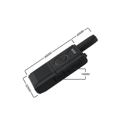1 Pair RETEVIS RT18 16CHS FRS Dual PTT Handheld Walkie Talkie, US Plug, RT18, US Plug