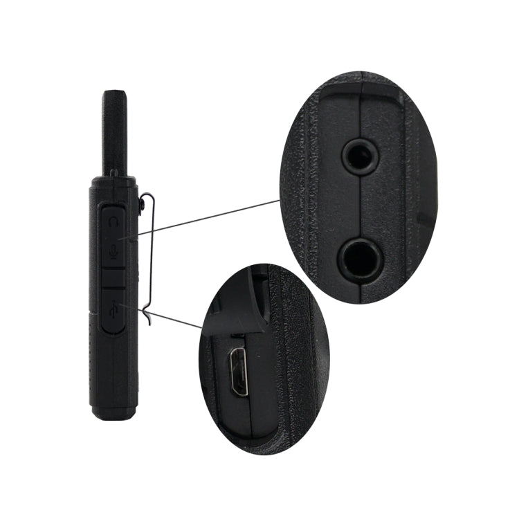 1 Pair RETEVIS RT18 16CHS FRS Dual PTT Handheld Walkie Talkie, US Plug, RT18, US Plug