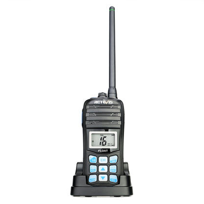 RETEVIS RT55 5W 156.000-161.450MHz+156.050-163.425MHz Waterproof Two Way Radio Handheld Walkie Talkie, RT55