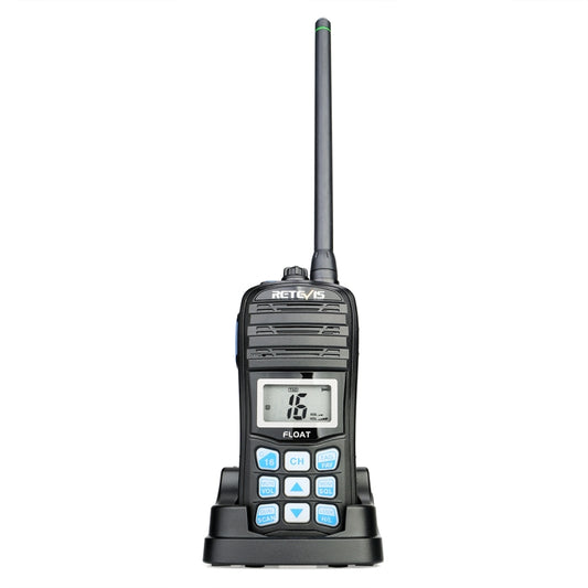 RETEVIS RT55 5W 156.000-161.450MHz+156.050-163.425MHz Waterproof Two Way Radio Handheld Walkie Talkie, RT55