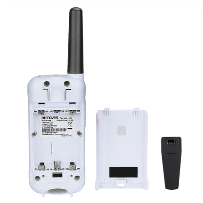 1 Pair RETEVIS RT49B 0.5W US Frequency 462.5500-467.7125MHz 22CHS FRS Two Way Radio Handheld Walkie Talkie, US Plug, RT49B, US Plug(White), RT49B, US Plug(Red)