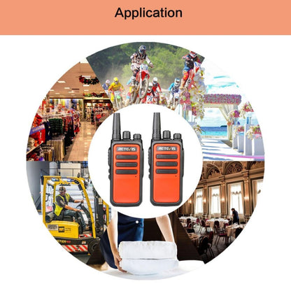 1 Pair RETEVIS RT666 PMR446 16CHS License-free Two Way Radio Handheld Walkie Talkie, EU Plug, RT66, EU Plug