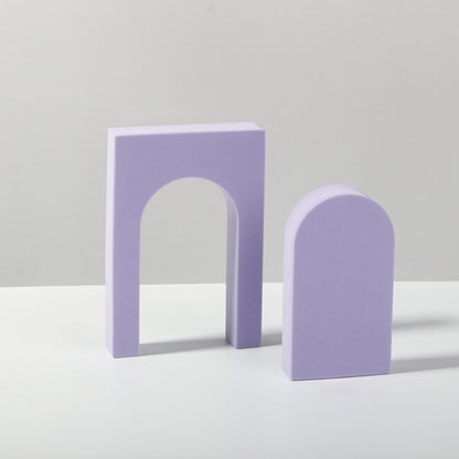 Geometric Cube Solid Color Photography Photo Background Table Shooting Foam Props, 7 x 7 x 6cm Cuboid, 7cm Round Ball + 5cm Round Ball, Cube Embedded Combo Kits, 2 x Door Combo Kits, Ladder Combo Kits, 10 x 6cm Cylinder, Cuboid Doo, 7.6 x 6cm Cylinder
