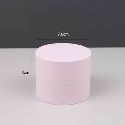 Geometric Cube Solid Color Photography Photo Background Table Shooting Foam Props, 7.6 x 6cm Cylinder, Round Combo Kits, 18 x 2cm Hexagon, Cuboid Door Combo Kits