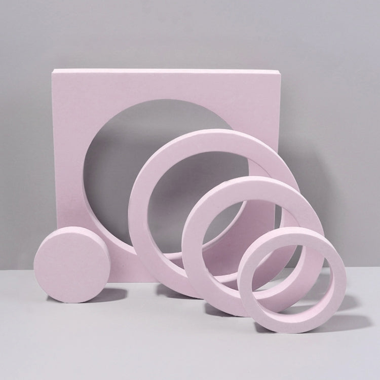 Geometric Cube Solid Color Photography Photo Background Table Shooting Foam Props, Round Combo Kits, 18 x 2cm Hexagon, 2 x Triangles Combo Kits, Cuboid Door Combo Kits