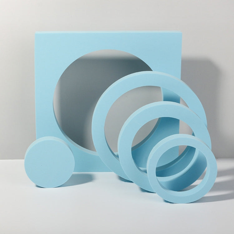 Geometric Cube Solid Color Photography Photo Background Table Shooting Foam Props, 7.6 x 6cm Cylinder, Round Combo Kits, 18 x 2cm Hexagon, Cuboid Door Combo Kits