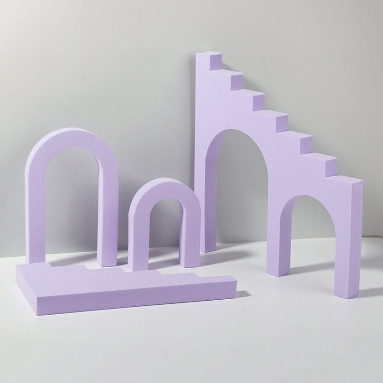 Geometric Cube Solid Color Photography Photo Background Table Shooting Foam Props, 2 x Door Combo Kits, Ladder Combo Kits, 10 x 6cm Cylinder, Cuboid Door Combo Kits