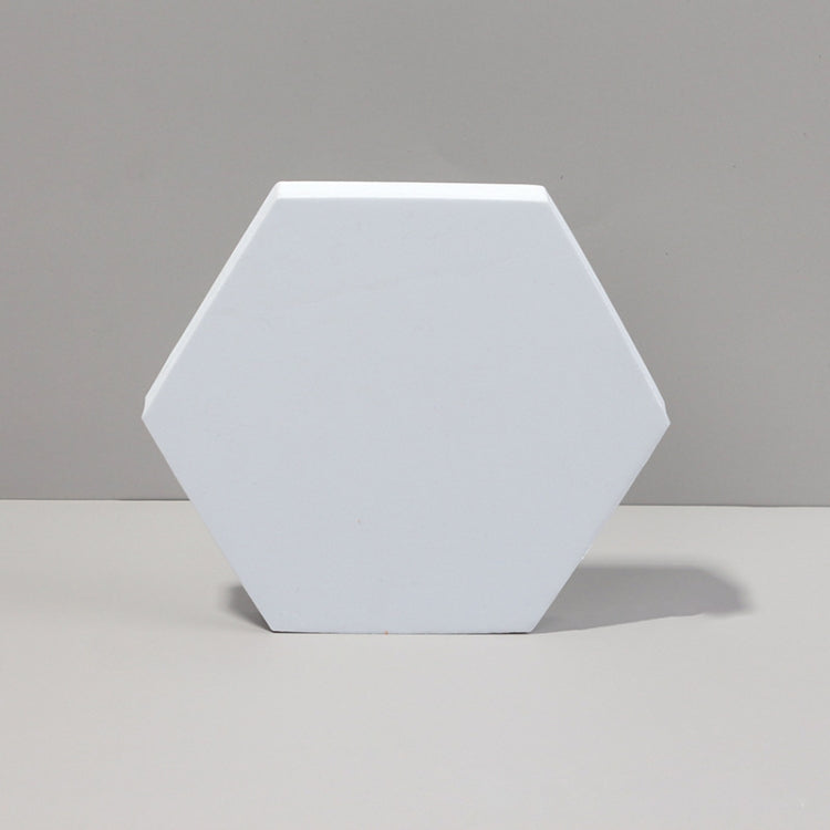 Geometric Cube Solid Color Photography Photo Background Table Shooting Foam Props, 7.6 x 6cm Cylinder, Round Combo Kits, 18 x 2cm Hexagon, Cuboid Door Combo Kits