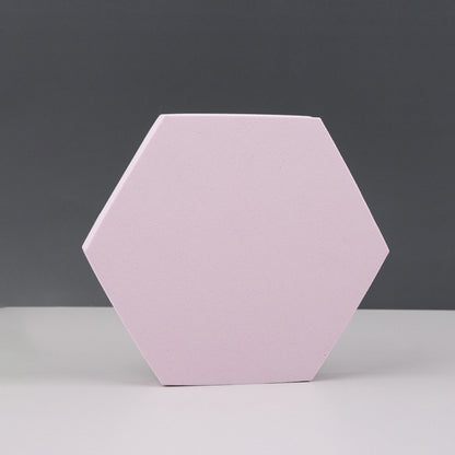 Geometric Cube Solid Color Photography Photo Background Table Shooting Foam Props, Round Combo Kits, 18 x 2cm Hexagon, 2 x Triangles Combo Kits, Cuboid Door Combo Kits