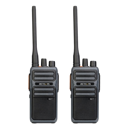 1 Pair RETEVIS RB617 PMR446 16CHS License-free Two Way Radio Handheld Walkie Talkie, EU Plug, RB617