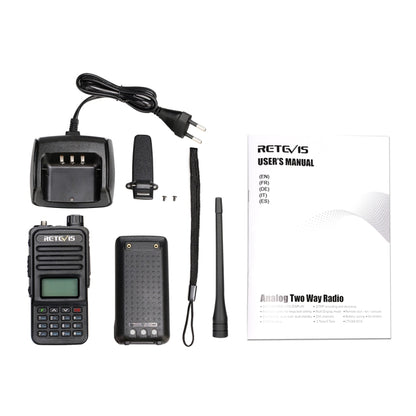 RETEVIS RT85 EU Frequency 136.000-174.000MHz+400.000-470.000MHz 200CHS Dual Band Digital Two Way Radio Handheld Walkie Talkie, RT85 EU Frequency