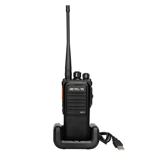 RETEVIS RB75 5W US Frequency 462.5500-467.7125MHz 30CHS GMRS Two Way Radio Handheld Walkie Talkie, RB75