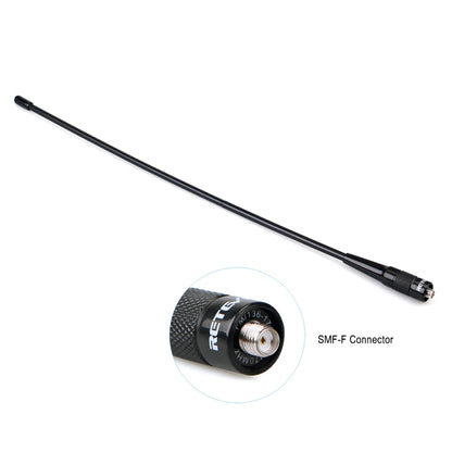 RETEVIS RHD-771 136-174+400-480MHz SMA-F Famale Dual Band Antenna for RT-5R/H-777/RT5, RHD-771 SMA-F